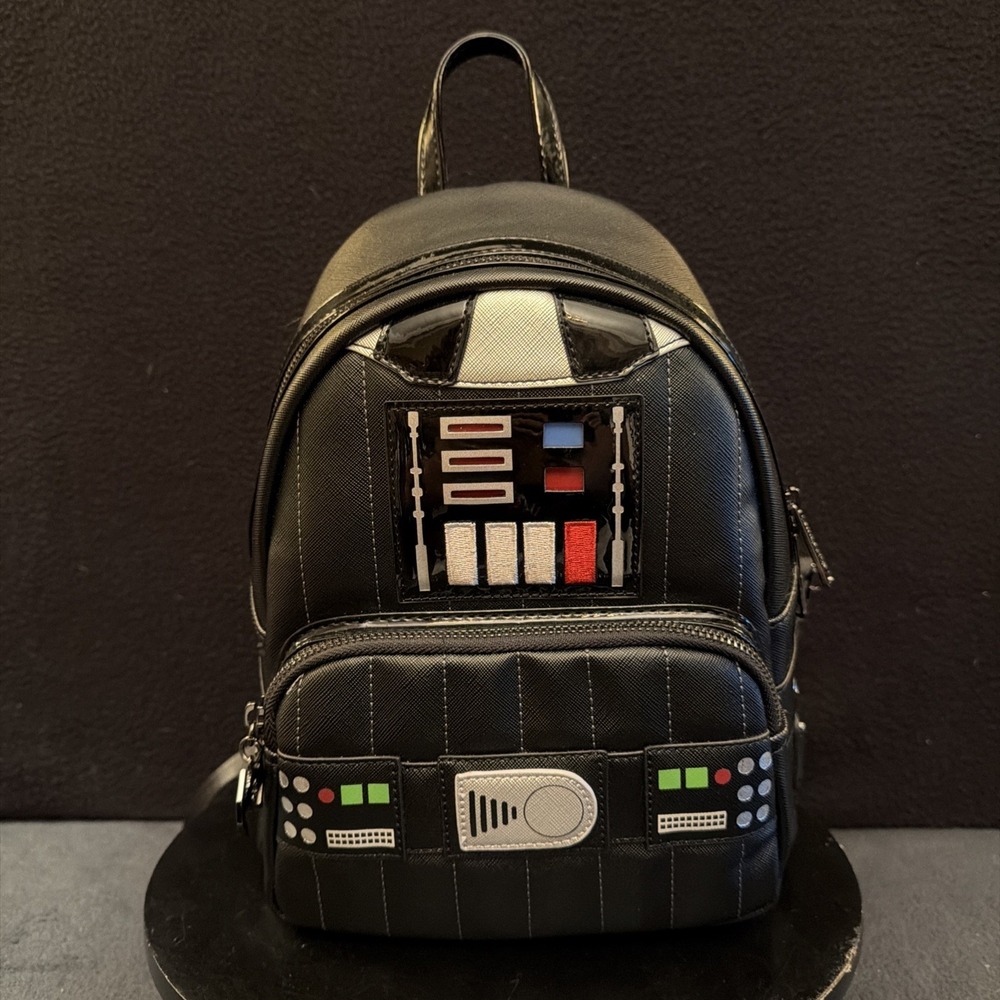 Loungefly Star Wars Darth Vader "Come to the Dark‎ Side" Mini Backpack Black